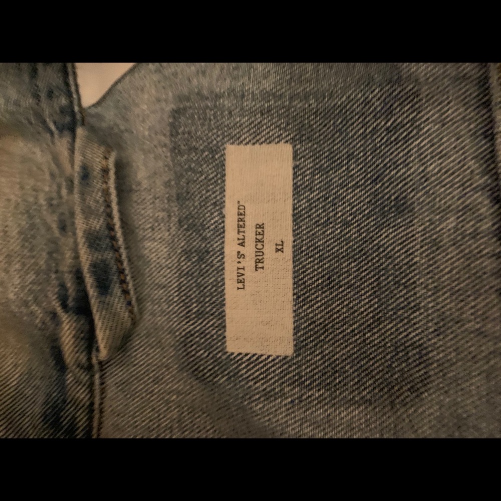 Levi altered trucker jacket